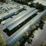 Aerial Footage of Solar Panels